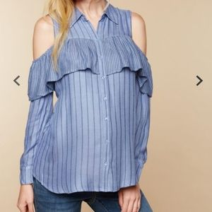 Cold Shoulder Maternity Top